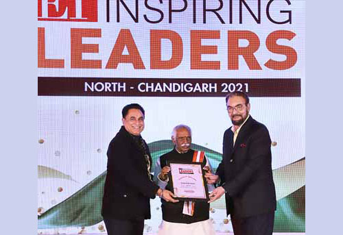 ET Inspiring Leaders North Chandigarh 2021 Award